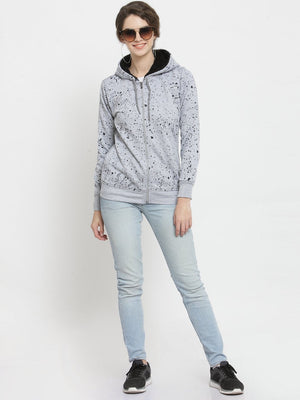 ZARVEY Full Sleeve Printed Women Jacket