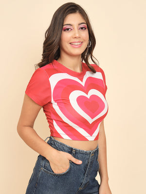 TANDUL Casual Regular Sleeves Printed Women Multicolor Top