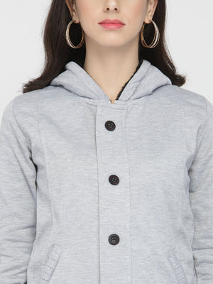 ZARVEY Full Sleeve Solid Women Jacket