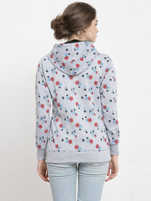 ZARVEY Full Sleeve Printed, Floral Print Women Jacket