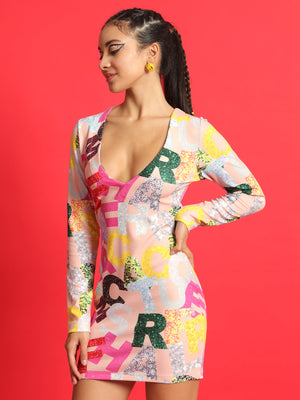 TANDUL  Women Bodycon Multicolor Dress