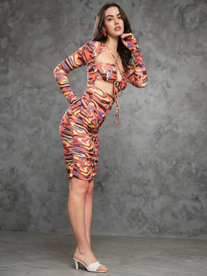 TANDUL Women Bodycon Multicolor Dress
