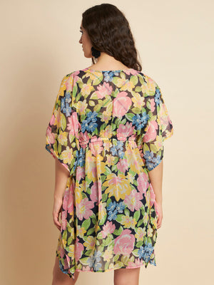 Women Kaftan Multicolor Dress