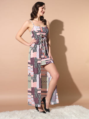 TANDUL  Women Maxi Multicolor Dress