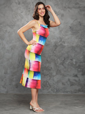 TANDUL Women Bodycon Multicolor Dress