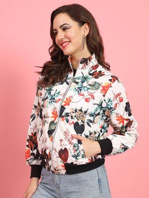 TANDUL  Women Printed Casual Jacket