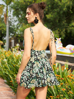 Women A-line Multicolor Dress
