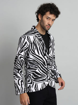 TANDUL  Men Printed Single Breasted Casual Blazer  (Multicolor)