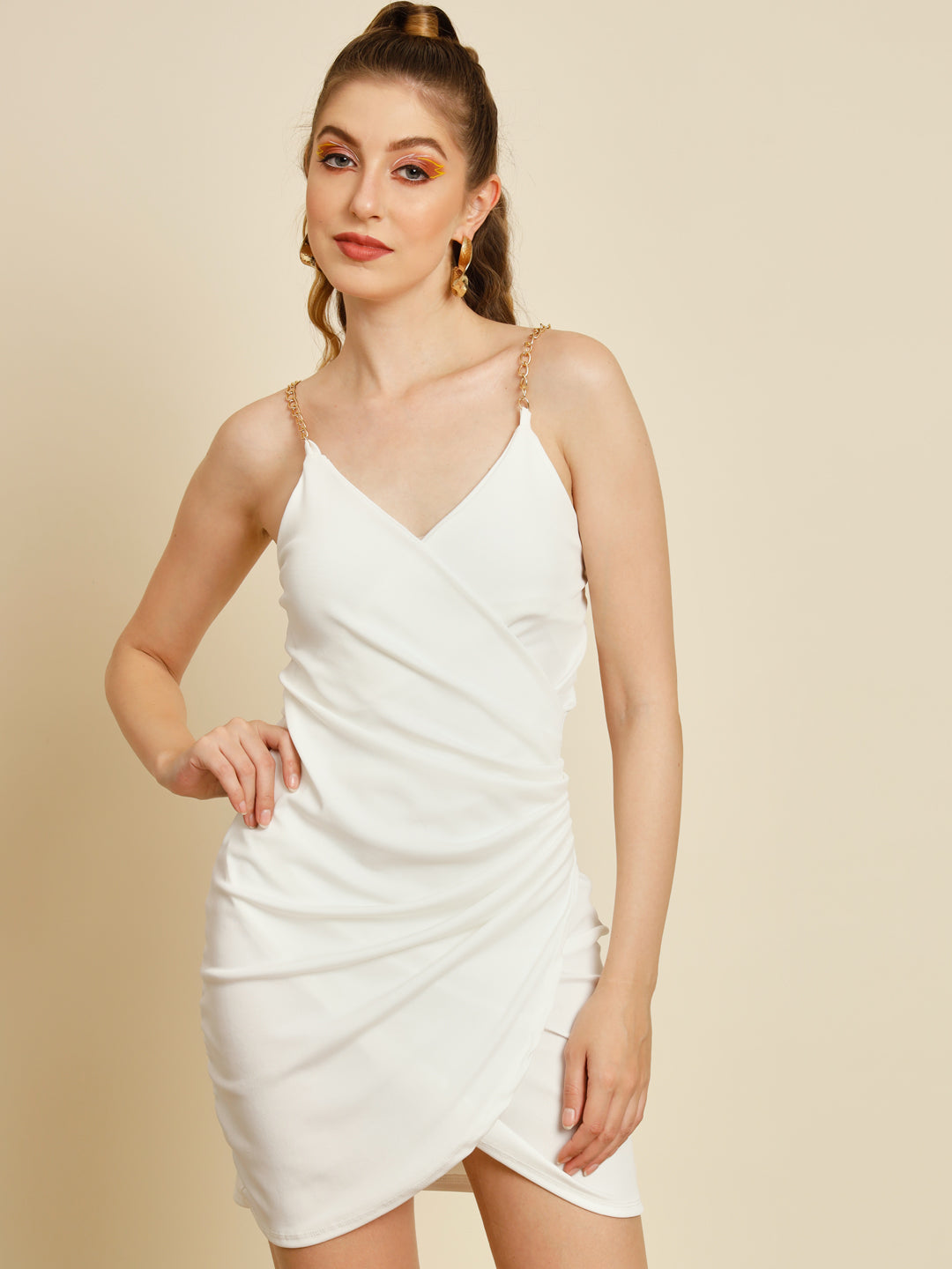 TANDUL Women Bodycon White Dress