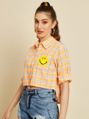 TANDUL  Women Regular Fit Printed Built-up Collar Casual Shirt