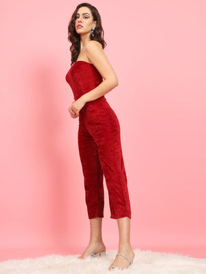 Women Bodycon Maroon Dress