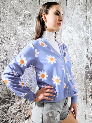 TANDUL Women Printed V Neck Multicolor Sweater