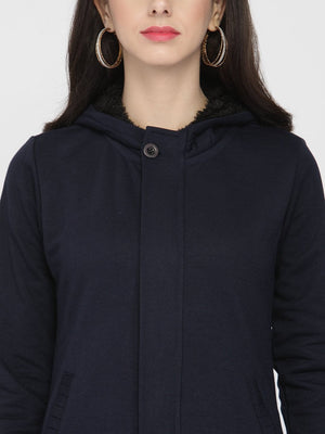 ZARVEY Full Sleeve Solid Women Jacket