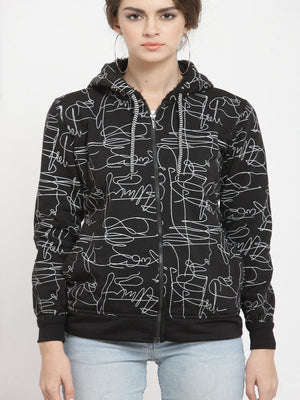 ZARVEY Full Sleeve Printed Women Jacket