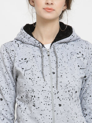 ZARVEY Full Sleeve Printed Women Jacket