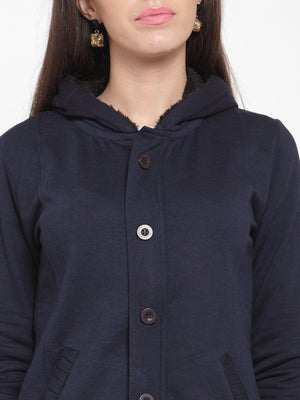 ZARVEY Full Sleeve Solid Women Jacket