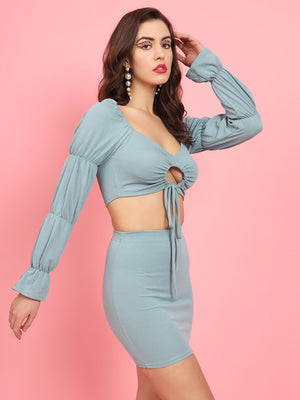 TANDUL  Women Bodycon Green Dress