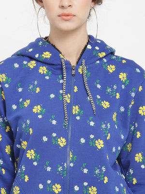 ZARVEY Full Sleeve Printed, Floral Print Women Jacket