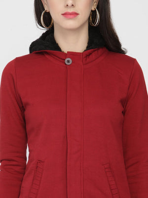 ZARVEY Full Sleeve Solid Women Jacket