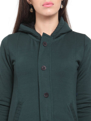 ZARVEY Full Sleeve Solid Women Jacket