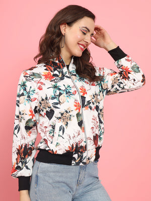 TANDUL  Women Printed Casual Jacket