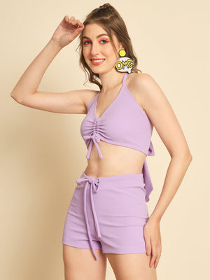 TANDUL Women Bodycon Purple Dress