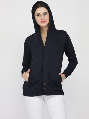 ZARVEY Full Sleeve Solid Women Jacket