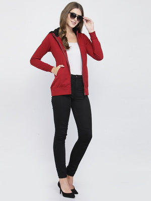 ZARVEY Full Sleeve Self Design Women Jacket