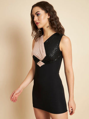 Women Bodycon Multicolor Dress