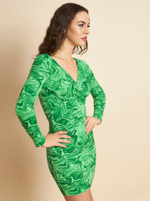 Women Bodycon Multicolor Dress