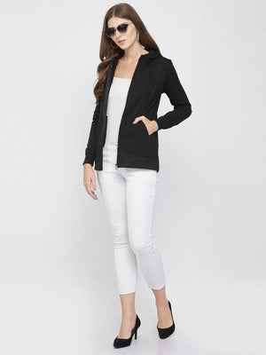 ZARVEY Full Sleeve Self Design Women Jacket