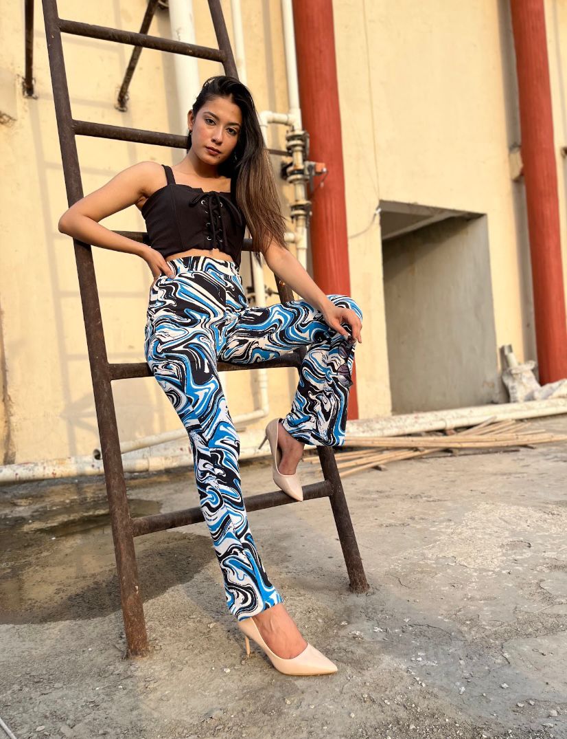 TANDUL Marvel Print Trouser