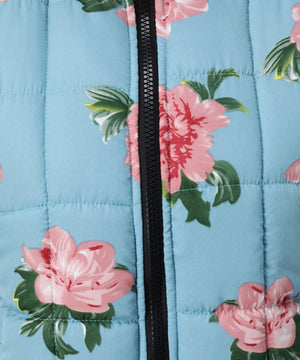 Women Floral Print Padded Jacket