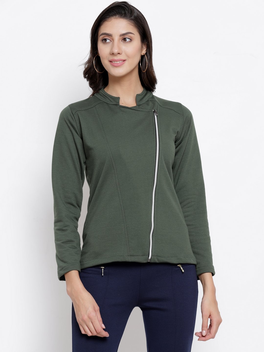 ZARVEY Full Sleeve Solid Women's Jacket