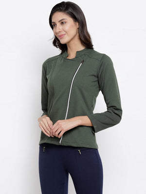 ZARVEY Full Sleeve Solid Women's Jacket