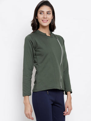 ZARVEY Full Sleeve Solid Women's Jacket