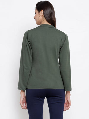 ZARVEY Full Sleeve Solid Women's Jacket