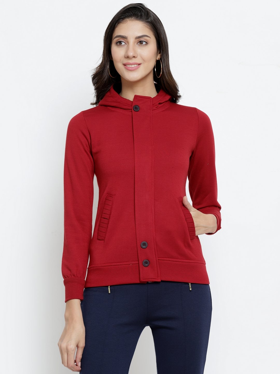 ZARVEY Full Sleeve Solid Women's Jacket