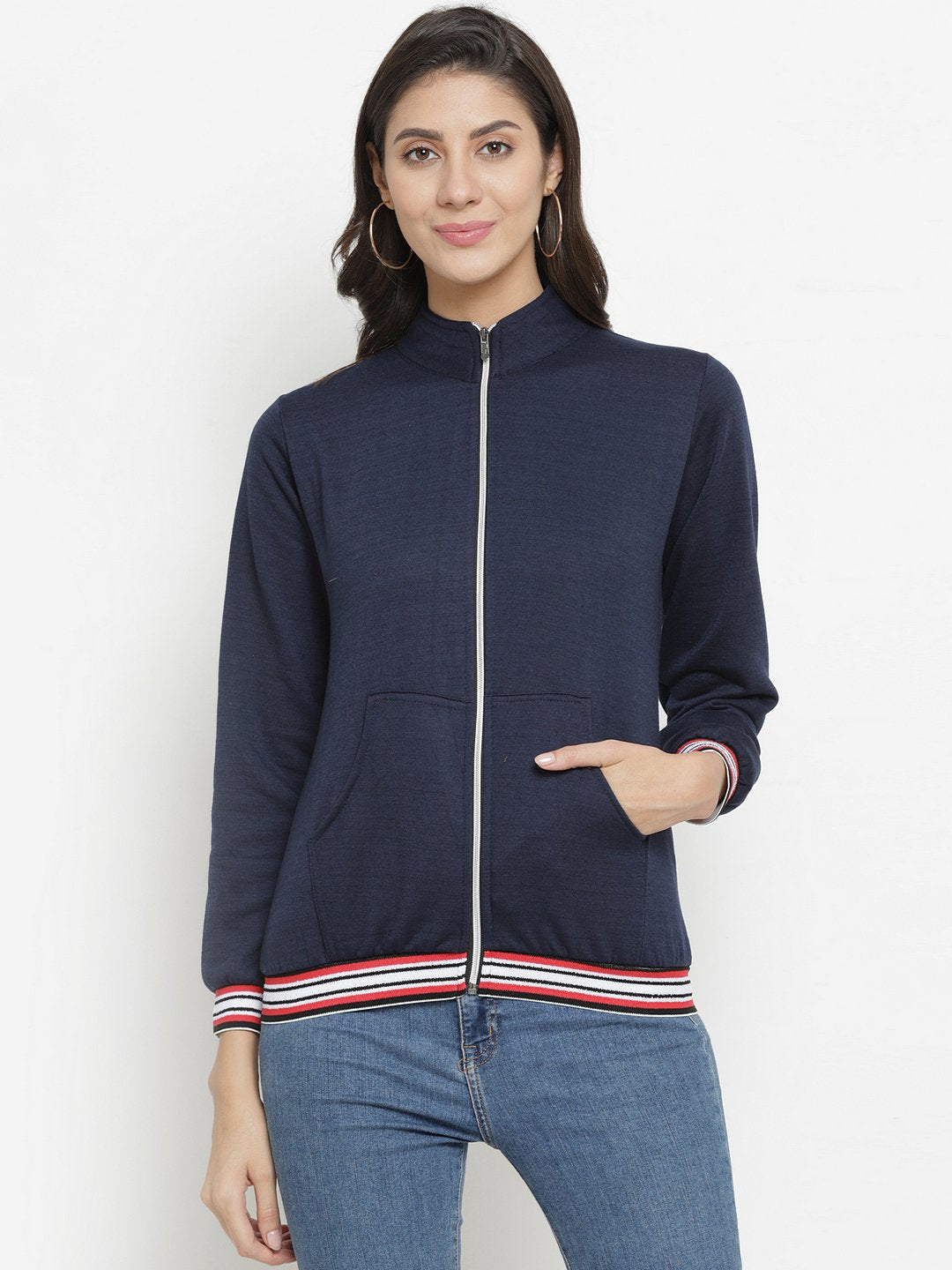 ZARVEY Full Sleeve Solid Women's Jacket
