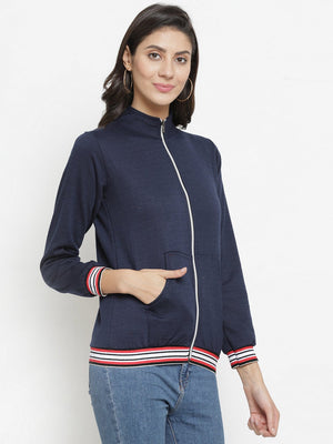 ZARVEY Full Sleeve Solid Women's Jacket