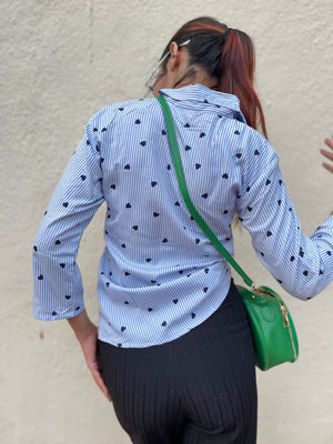 Women Regular Fit Printed Built-up Collar Casual Shirt
