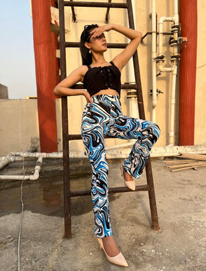 TANDUL Marvel Print Trouser