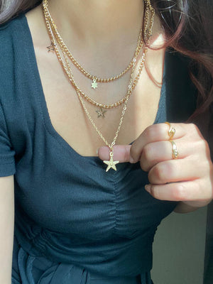JEWEL Stars 3 Layered Chain
