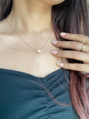 JEWEL Heart Shape single locket chain