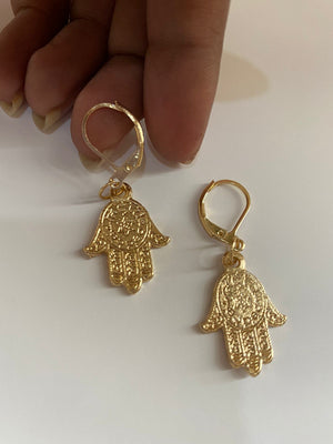 Jewel HAMZA Shaped Earring