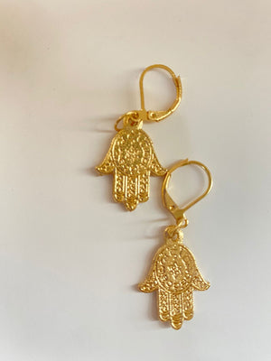 Jewel HAMZA Shaped Earring