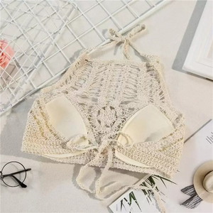 Casual Sleeveless Solid Women White Top