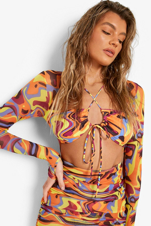 Women Co-ords Multicolor Dress