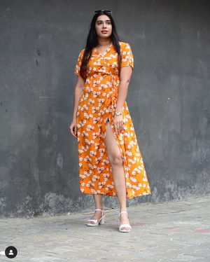TANDUL INSTA  Women Maxi Multicolor Dress