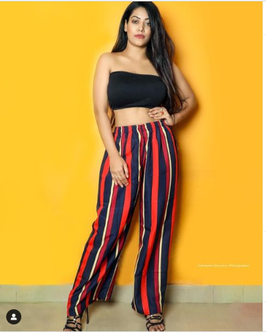 TANDUL INSTA Regular Fit Women Multicolor Crepe Trousers